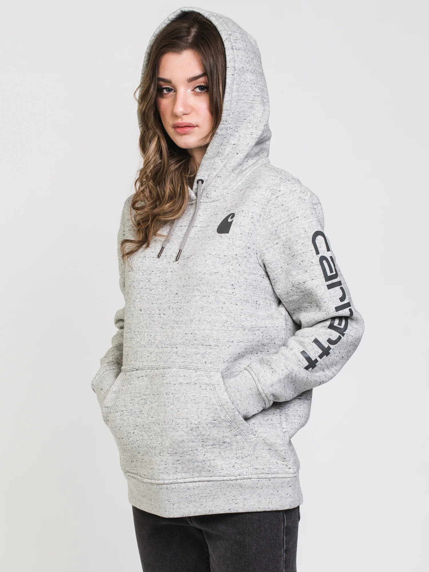 CARHARTT LOGO SLEEVE PULLOVER HOODIE - Image 3