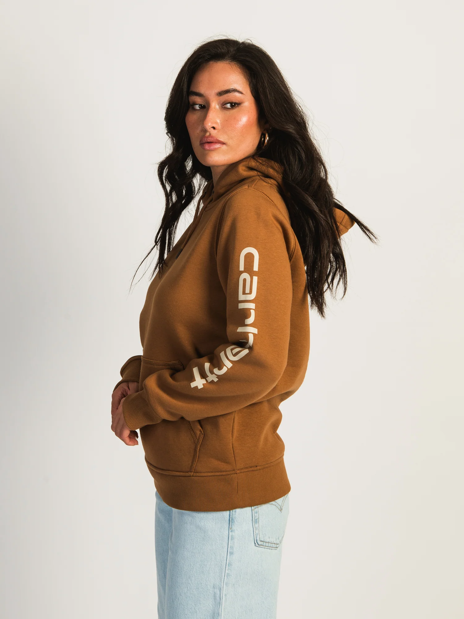CARHARTT LOGO SLV PULLOVER HOODIE - Image 3