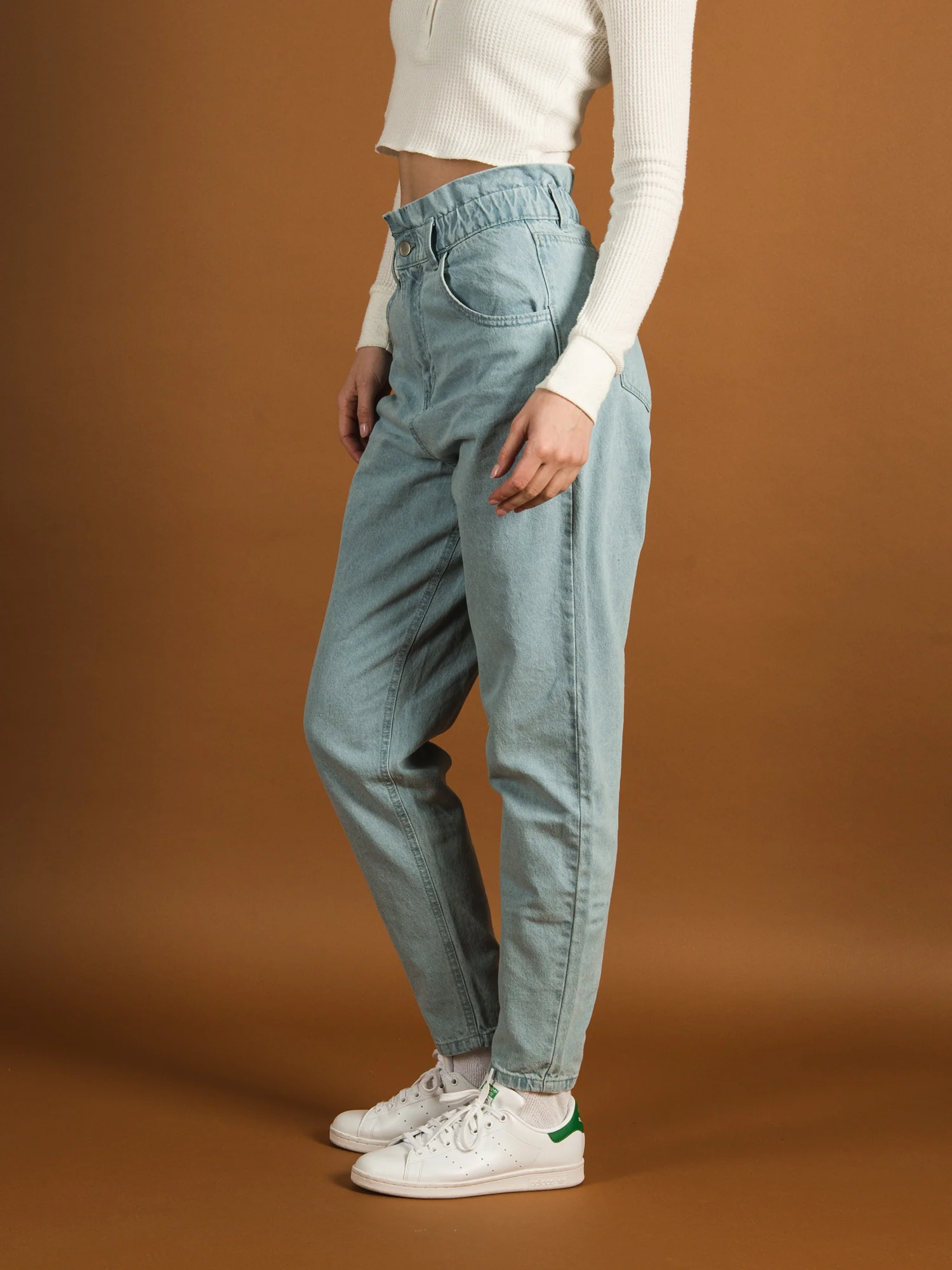 HARLOW HIGH RISE PAPERBAG PANT - CLEARANCE - Image 3