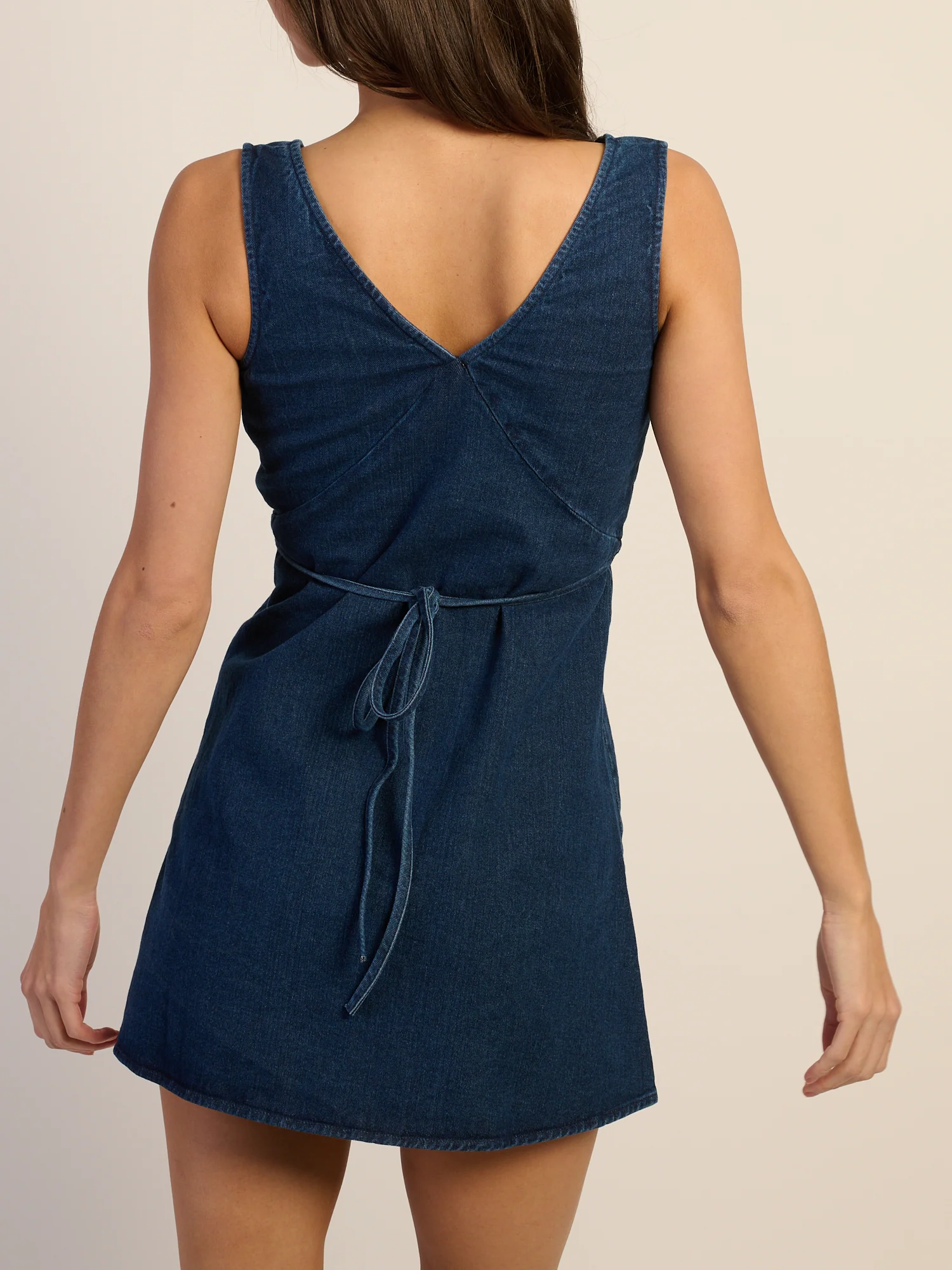 HARLOW KELSEY DRESS - DENIM - Image 4