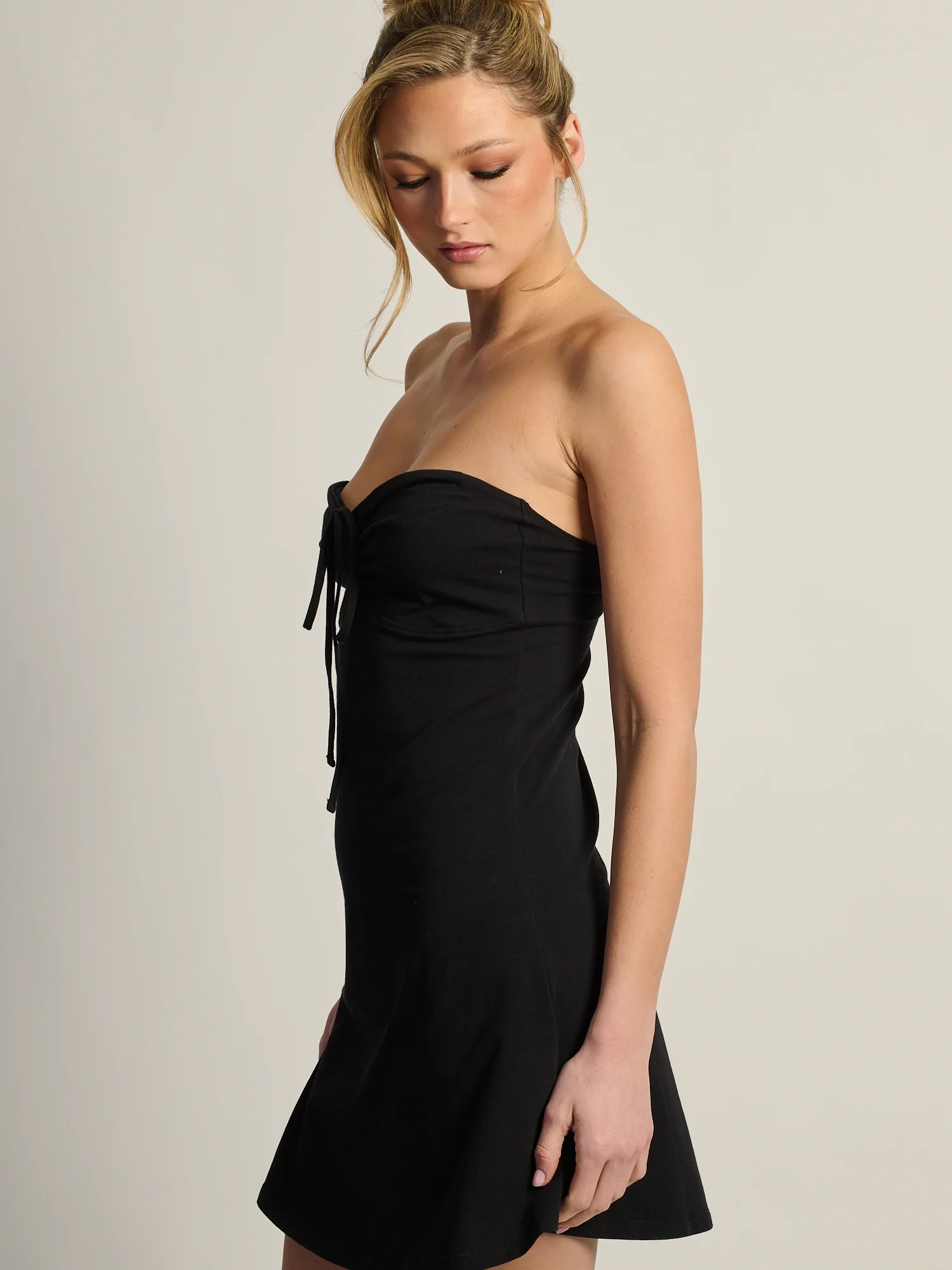 HARLOW LIA DRESS - BLACK - Image 4