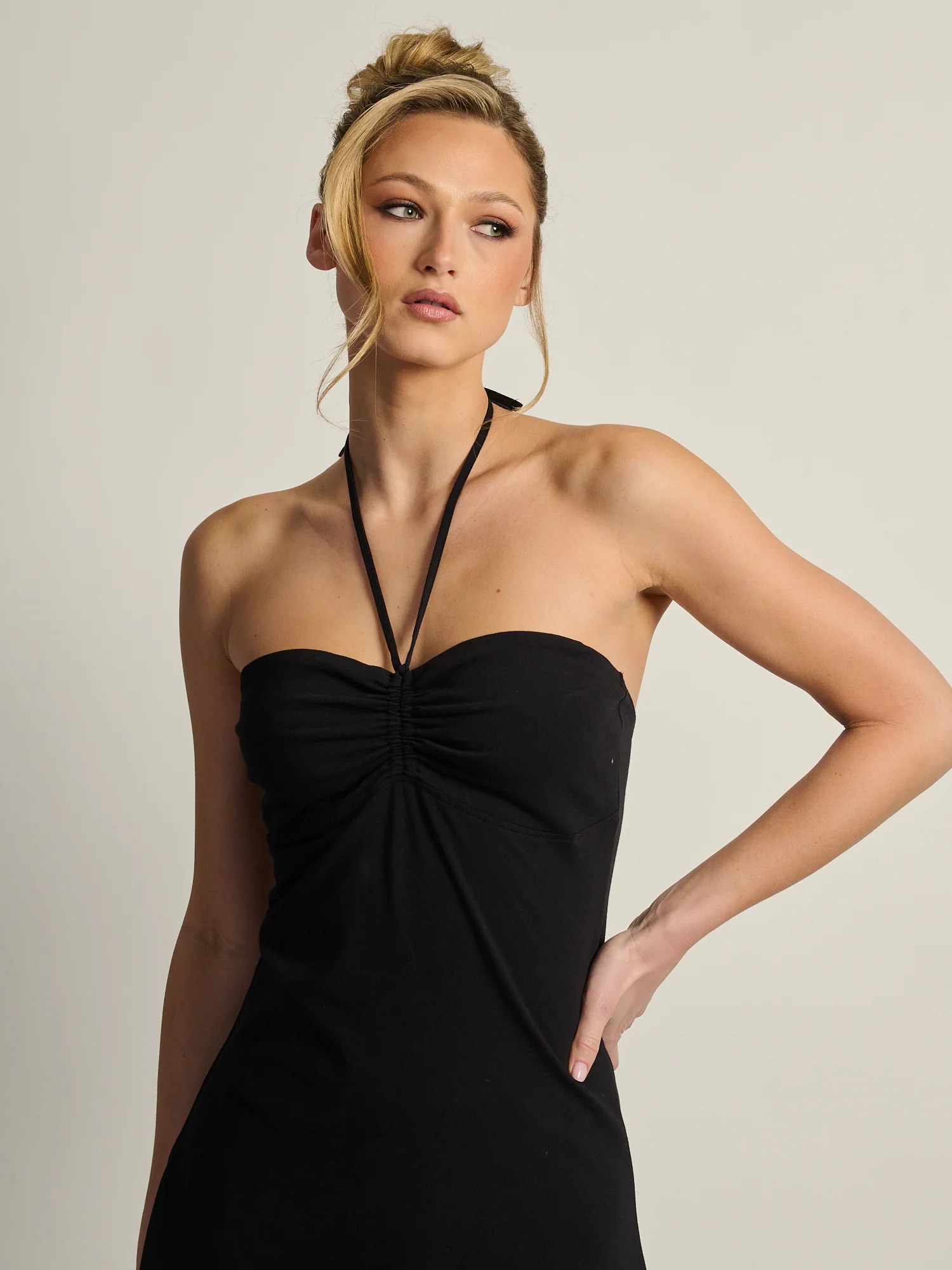 HARLOW LIA DRESS - BLACK - Image 6