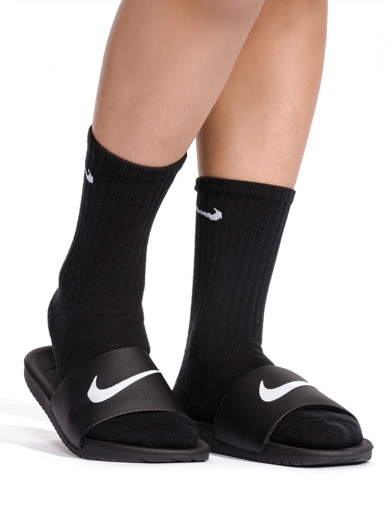 NIKE KIDS KAWA GS SLIDES - Image 8