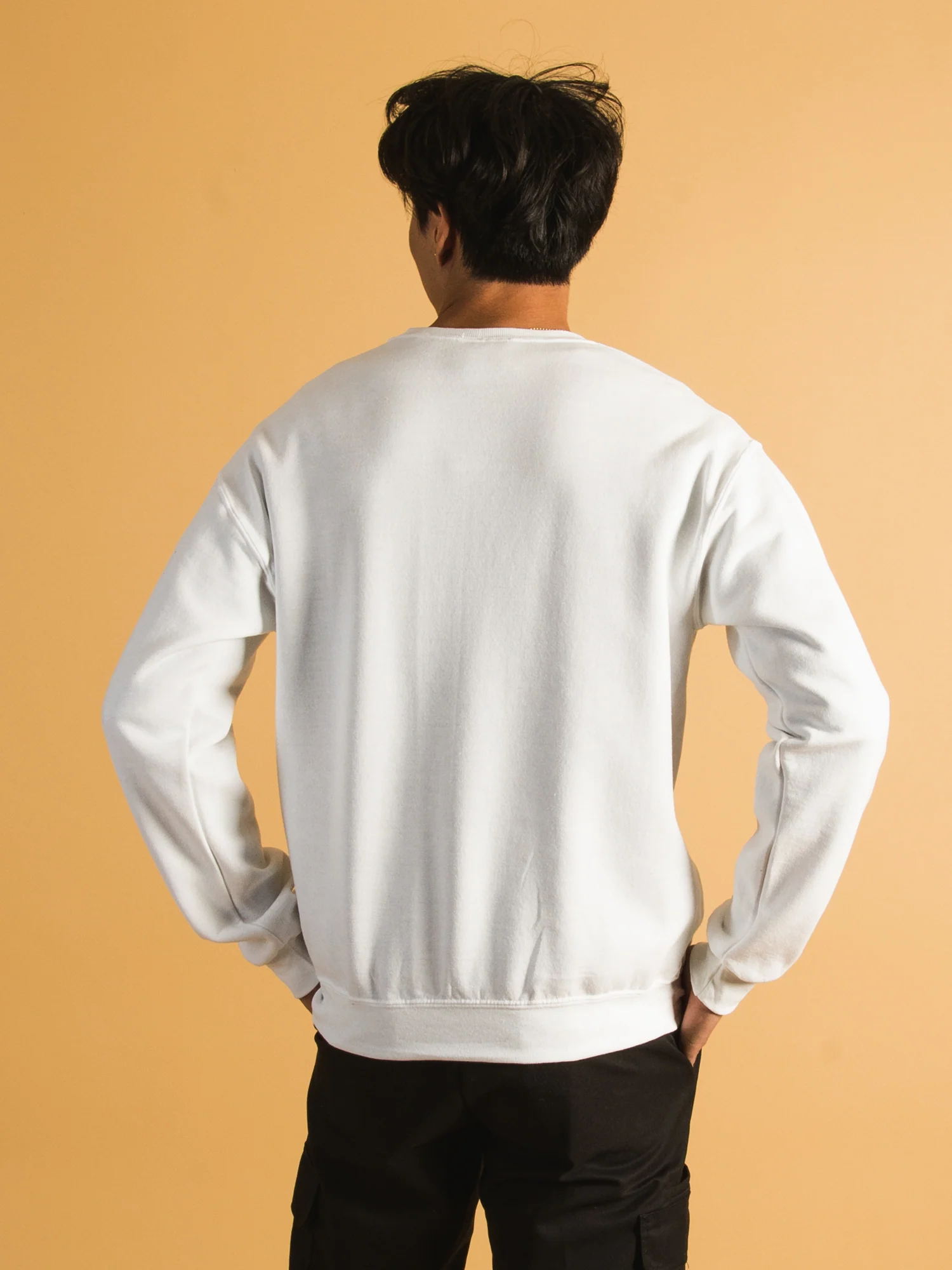 NBA BROOKLYN NETS TONAL EMBROIDERED CREW - CLEARANCE - Image 5