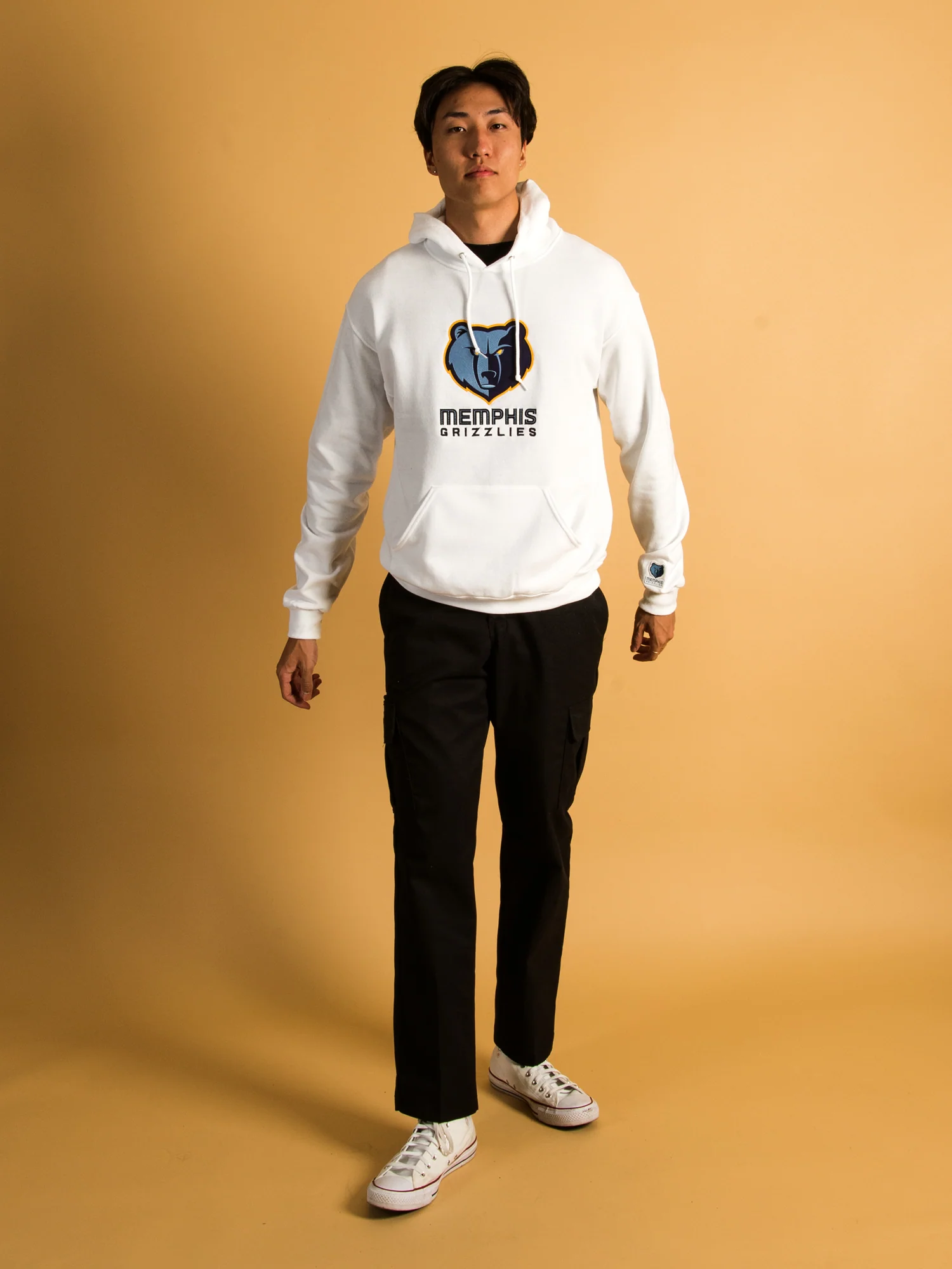 NBA MEMPHIS GRIZZLIES EMBROIDERED HOODIE - CLEARANCE - Image 3