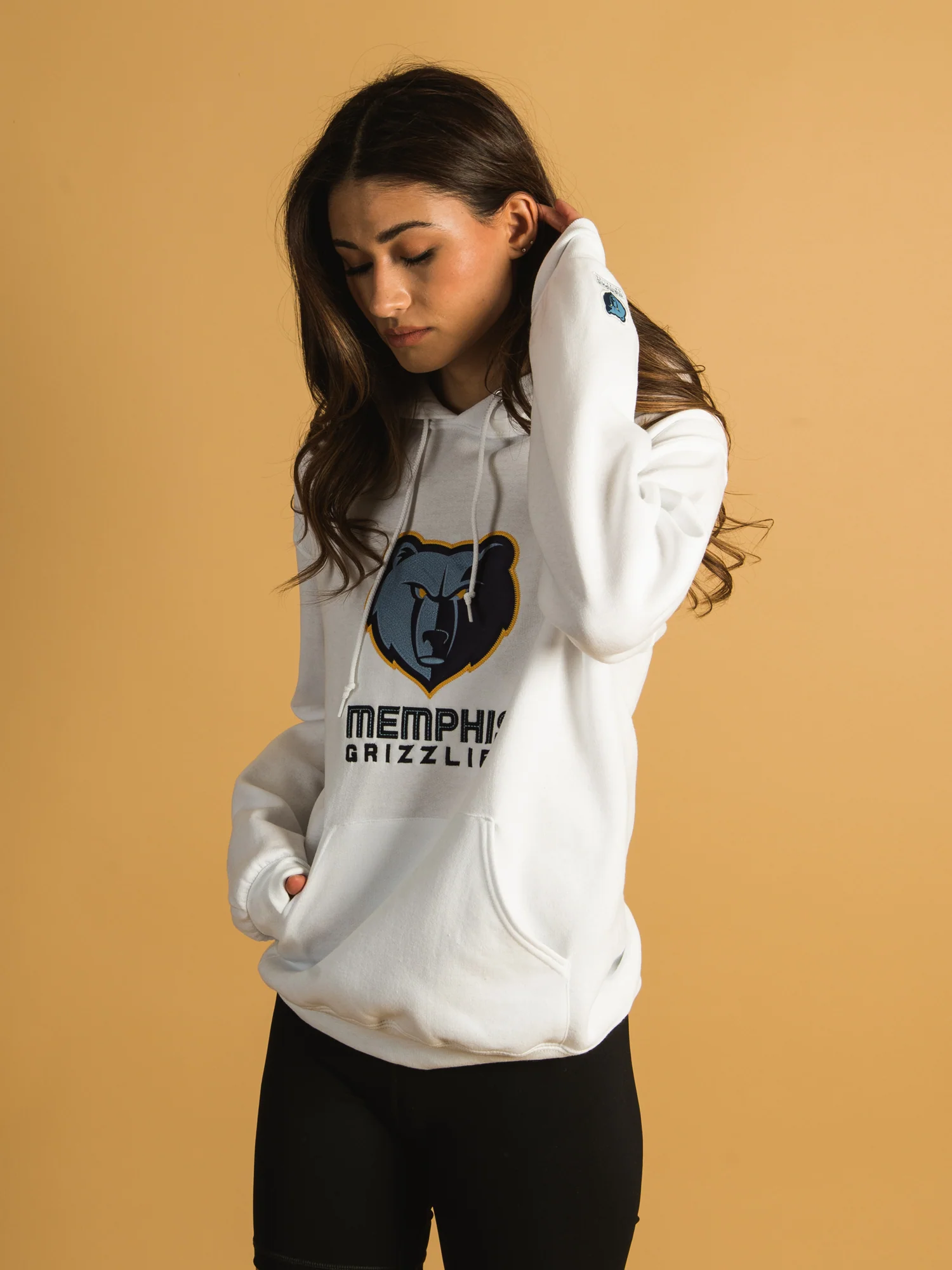 NBA MEMPHIS GRIZZLIES EMBROIDERED HOODIE - CLEARANCE - Image 6