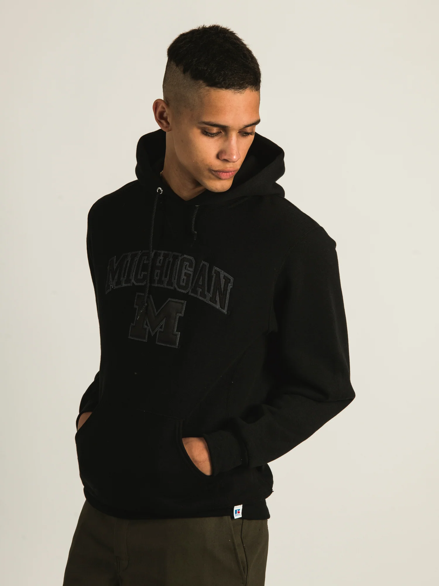 NCAA MICHIGAN TONAL PULLOVER HOODIE - Image 4