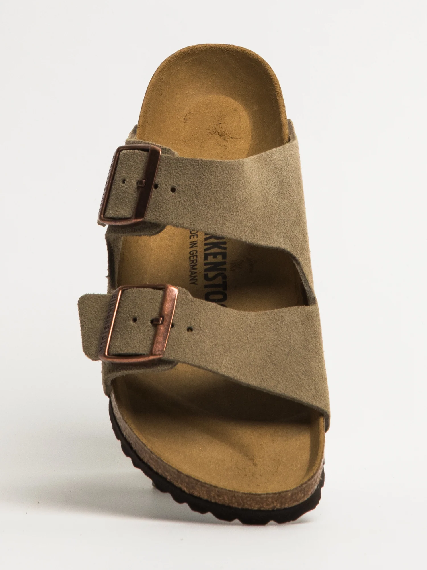 WOMENS BIRKENSTOCK ARIZONA NARROW SANDALS - TAUPE - Image 5
