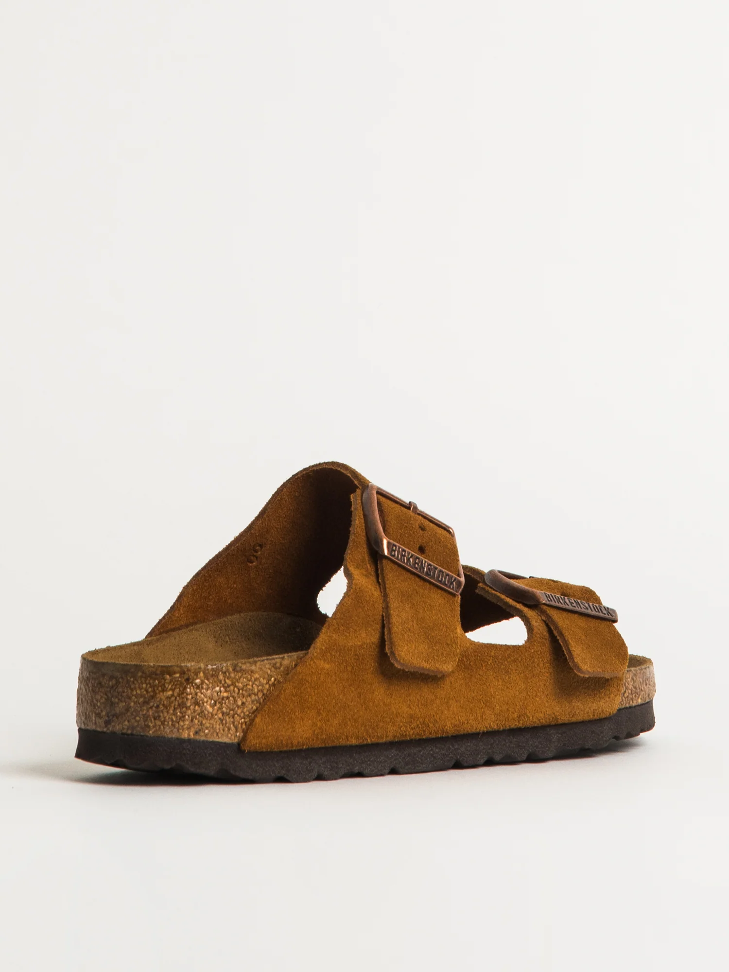 WOMENS BIRKENSTOCK ARIZONA SOFT NARROW SANDALS - MINK - Image 3