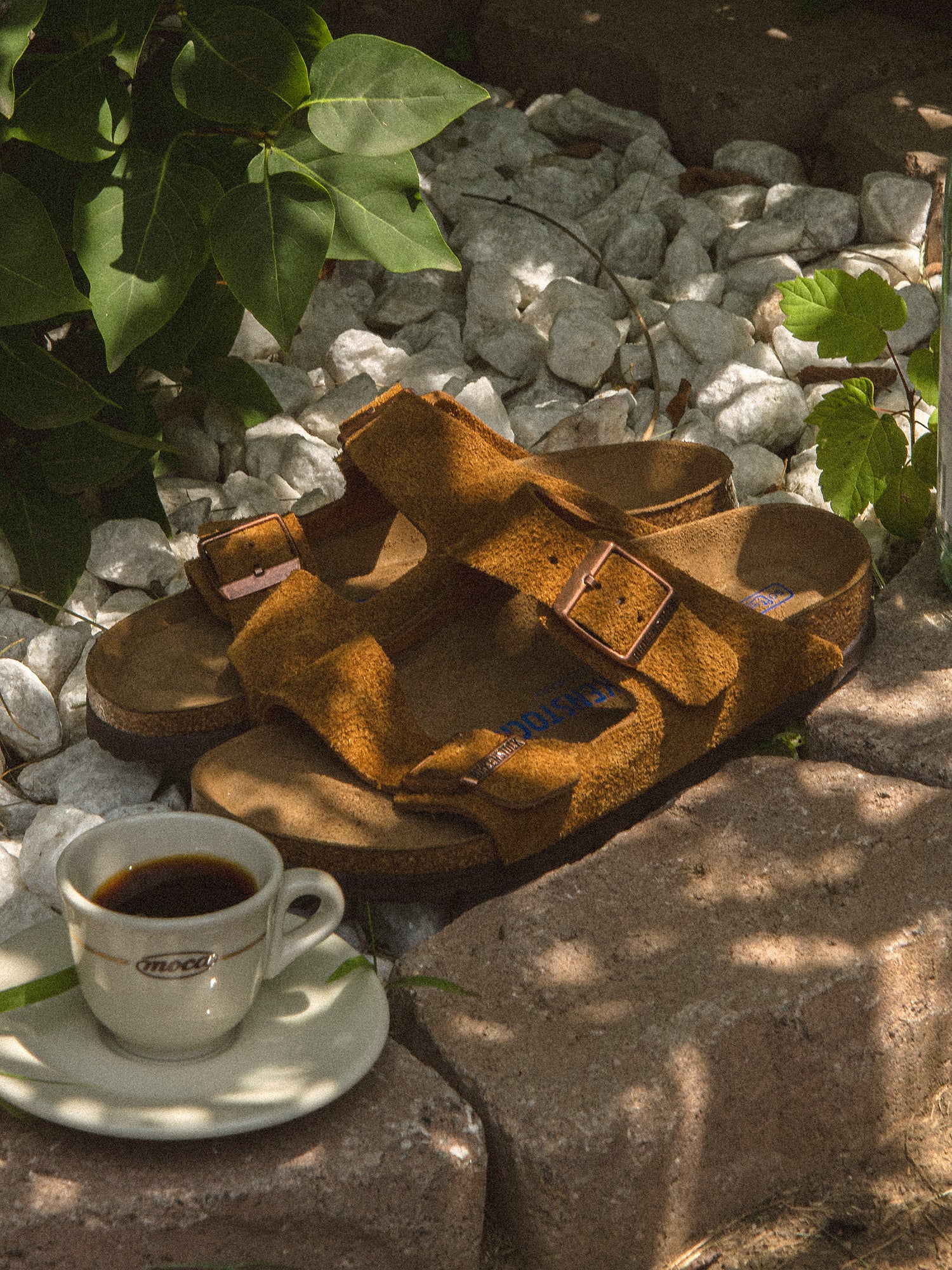 WOMENS BIRKENSTOCK ARIZONA SOFT NARROW SANDALS - MINK - Image 7