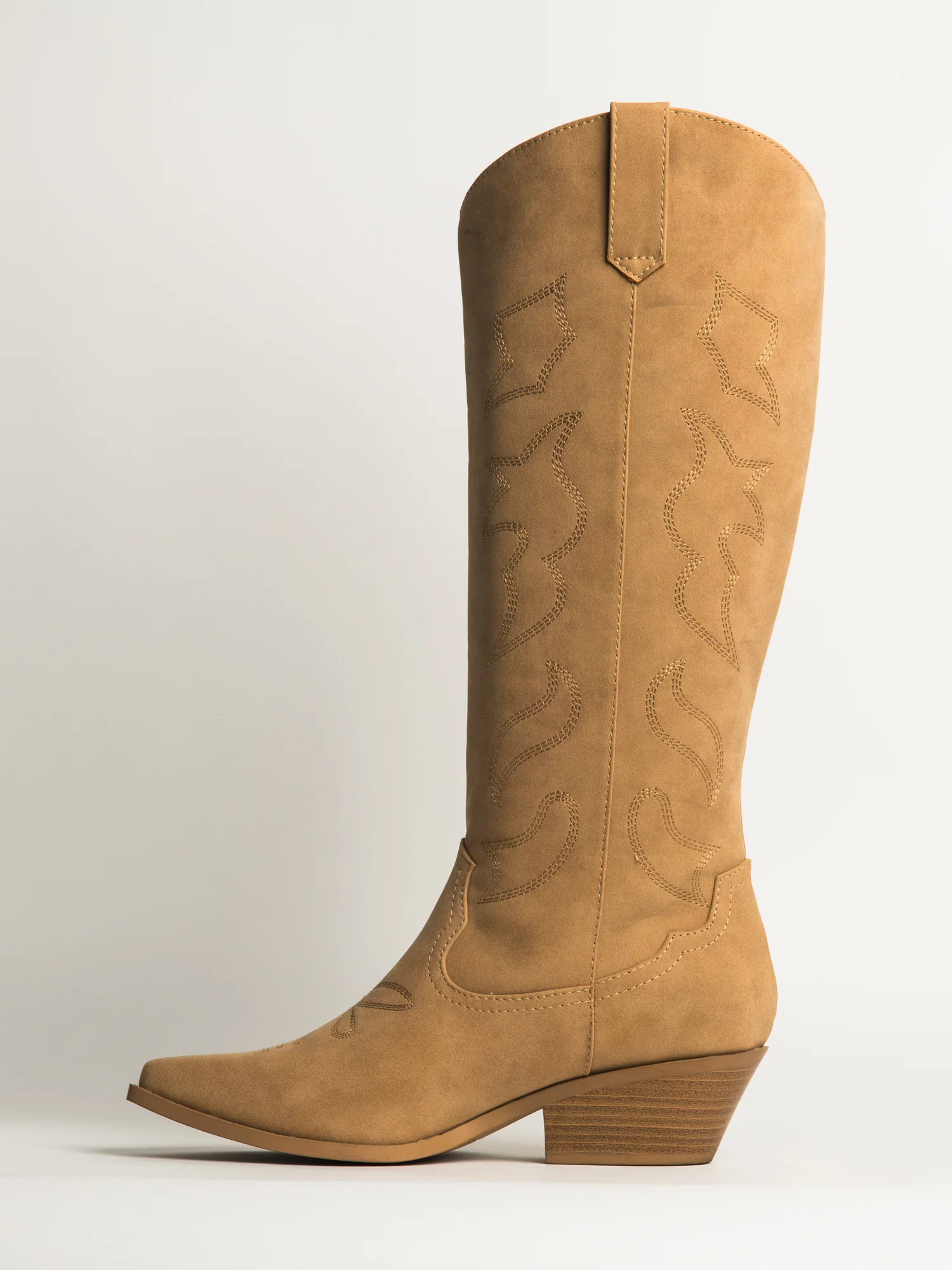 WOMENS HARLOW OAKLEE COWBOY BOOTS - CAMEL - Image 3