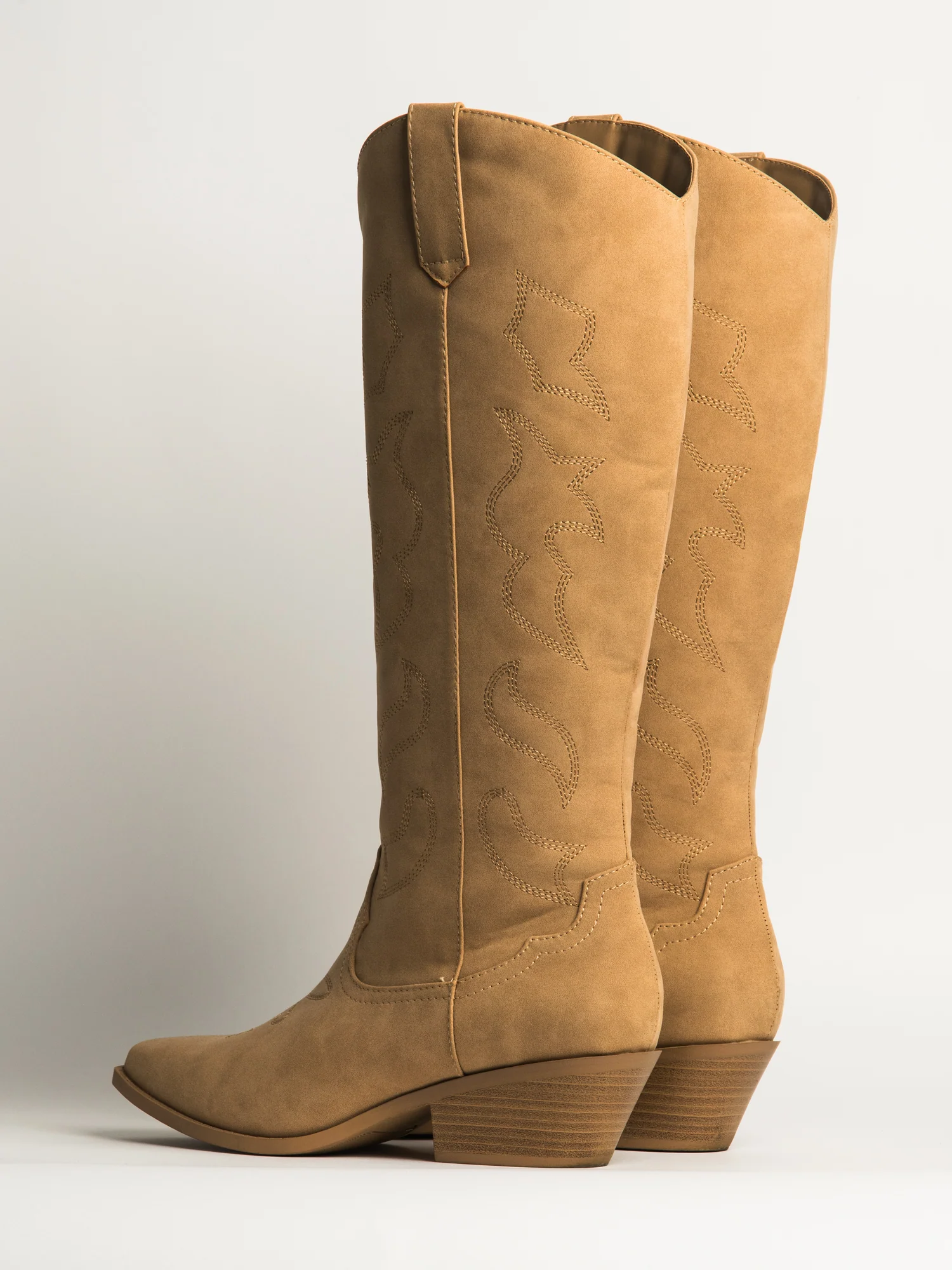 WOMENS HARLOW OAKLEE COWBOY BOOTS - CAMEL - Image 4