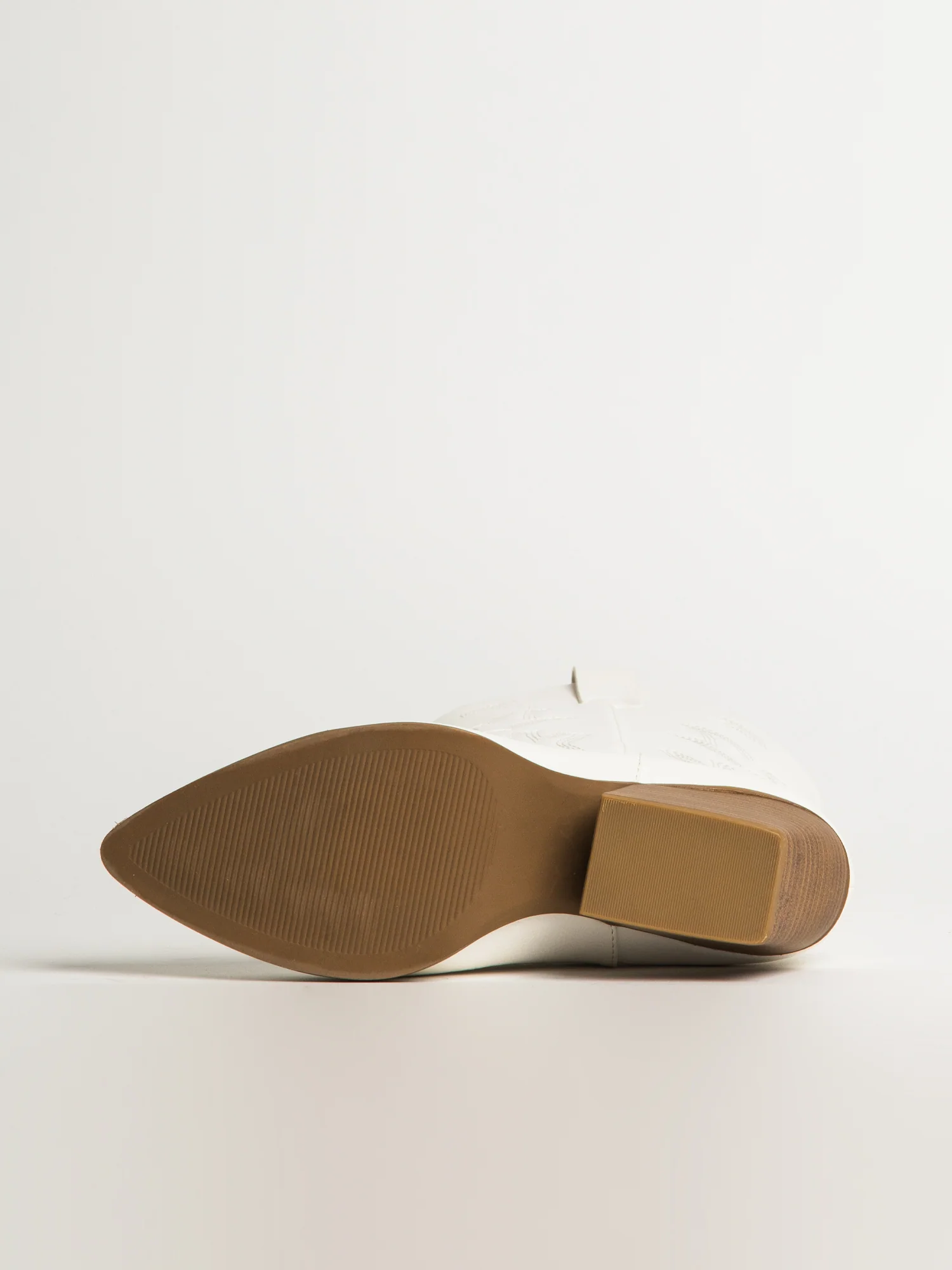 WOMENS HARLOW STASSIE COWBOY BOOTS - WHITE - Image 5