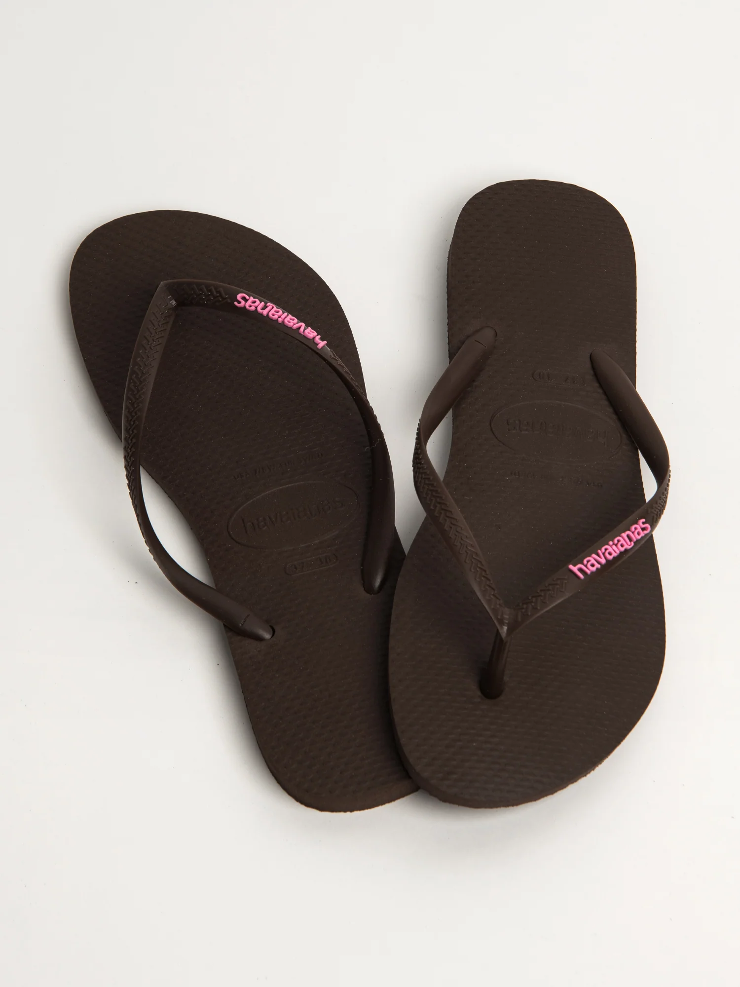 WOMENS HAVAIANAS SLIM SPARKLE ME - BROWN - Image 3
